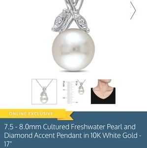 Neckace cultured freshwater pearl